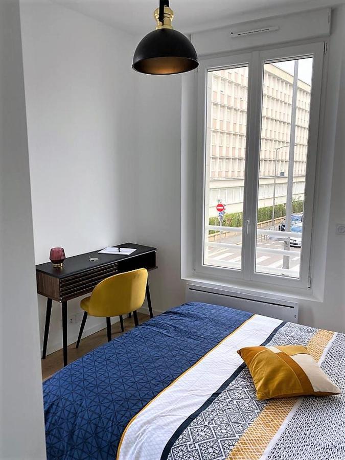 Ponsardin #55 Spacieux Appartement 3 Ch 6 Couchages ランス エクステリア 写真