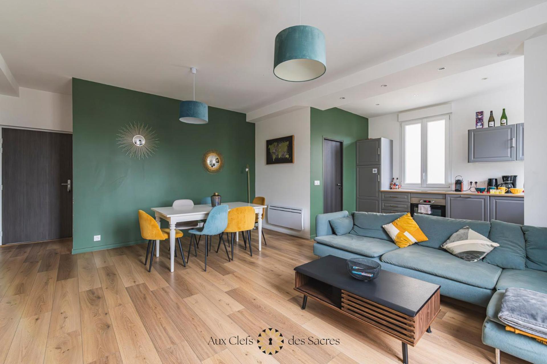 Ponsardin #55 Spacieux Appartement 3 Ch 6 Couchages ランス エクステリア 写真
